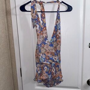 Sienna Sky Floral Ruffled top